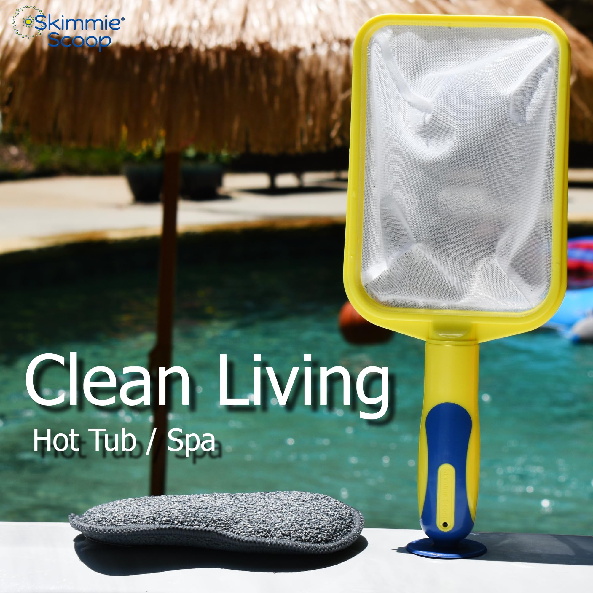 The Skimmie Scoop mango ergonómico para manejo cómodo y control