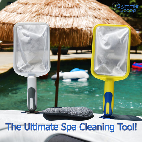 The Skimmie Scoop material ABS resistente al calor y químicos de limpieza