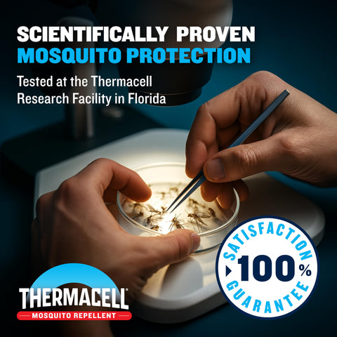 Thermacell recambio en mochila de camping listo para viajes y uso exterior