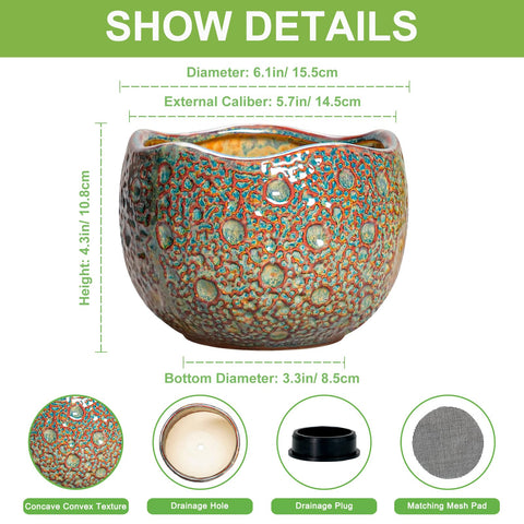 Thirtypot detalle de textura en relieve con acabado decorativo y resistente