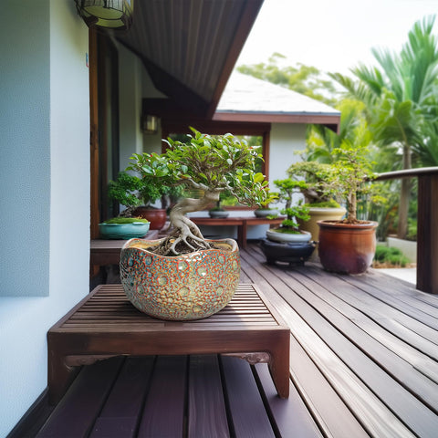 Thirtypot maceta con planta en interior, mejora la decoración del hogar