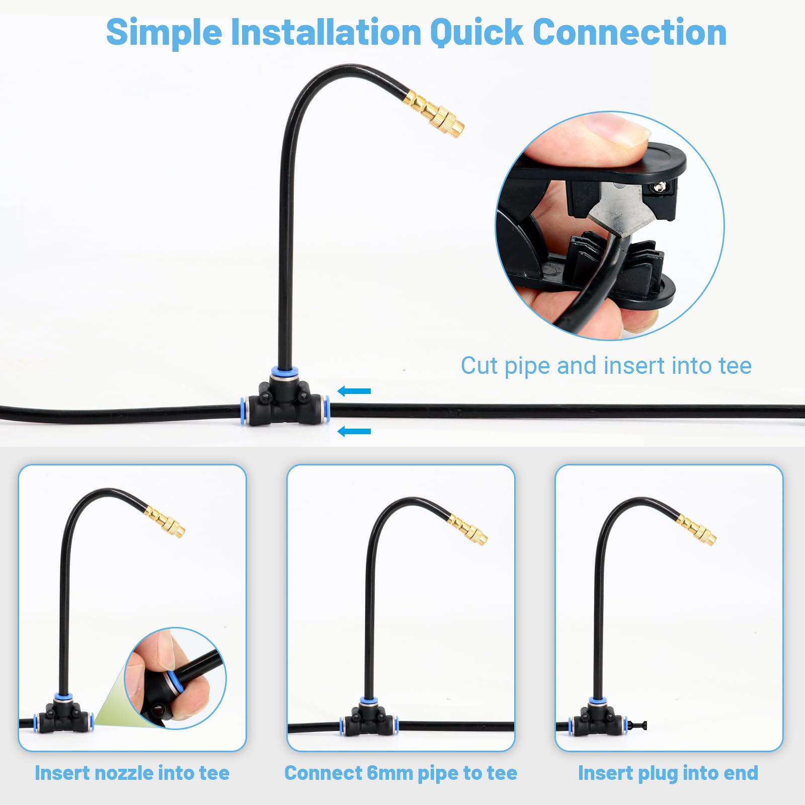 Thiswing sistema instalado en cama elevada optimiza riego de verduras y flores