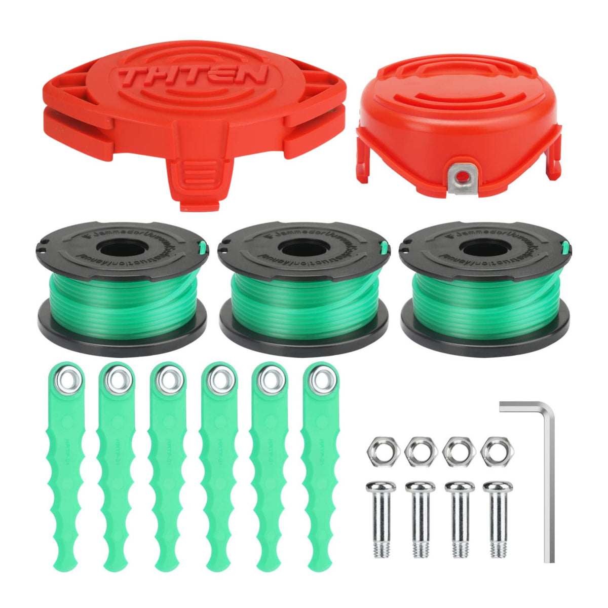 THTEN cabezal frontal compatible Black+Decker mostrando ensamblaje y fácil montaje