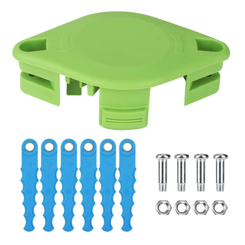 THTEN cabezal frontal mostrando diseño y ajuste compatible para Greenworks