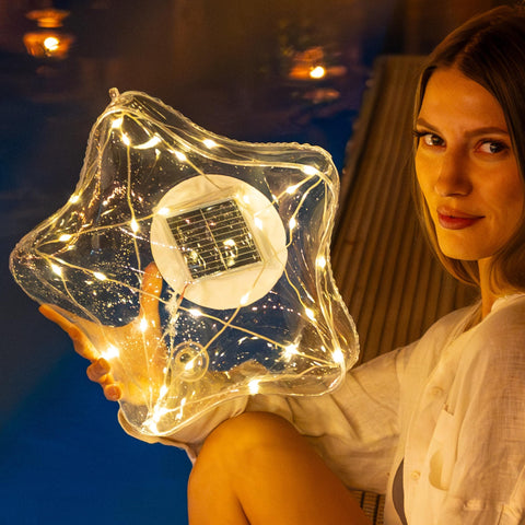 TIALLY escena de fiesta iluminada con estrellas para ambiente festivo y acogedor
