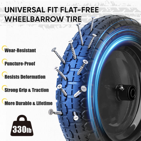 TICONN llanta metálica con etiqueta y montaje seguro para cargas