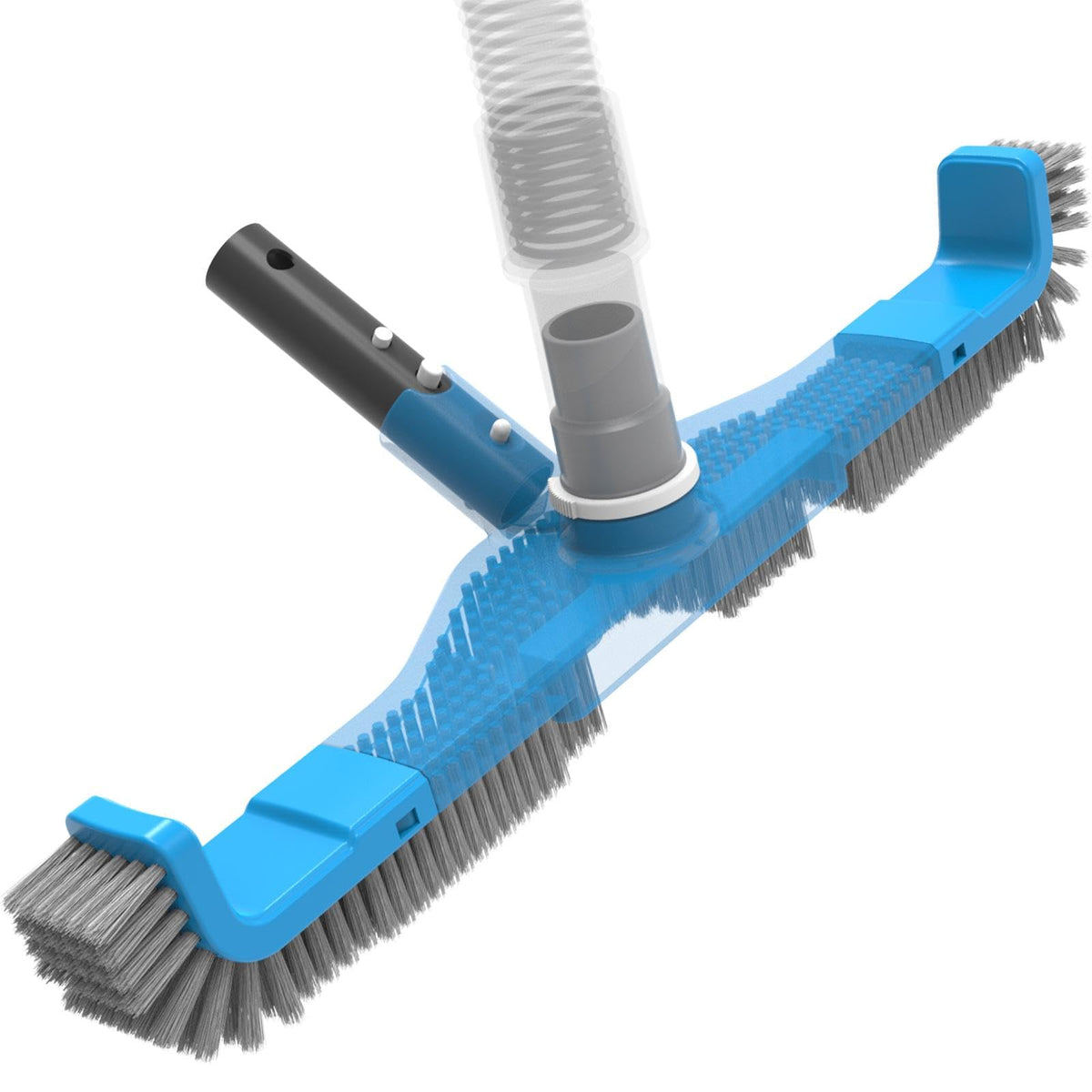 TidyMister cabezal frontal 20" mostrando anchura amplia para limpiar más rápido