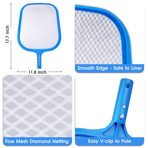 TidyMister cepillo 18" en uso frotando pared sin dañar el liner