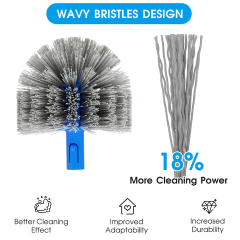 TidyMister cepillo lateral desmontable limpieza en esquinas y bordes