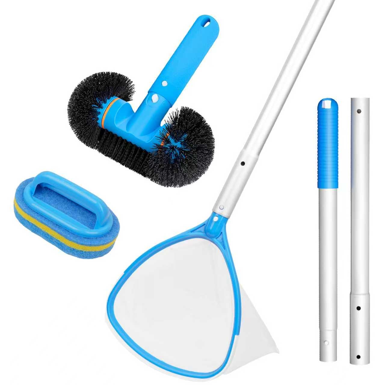 TidyMister kit frontal con empaque mostrando los cuatro accesorios, práctico para mantenimiento