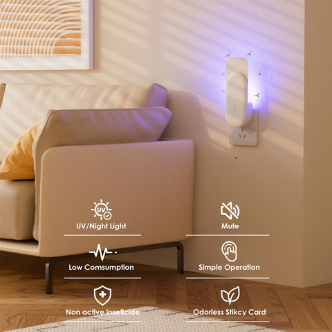 TIENBE detalle del tablero adhesivo eficaz para atrapar moscas y facilitar limpieza