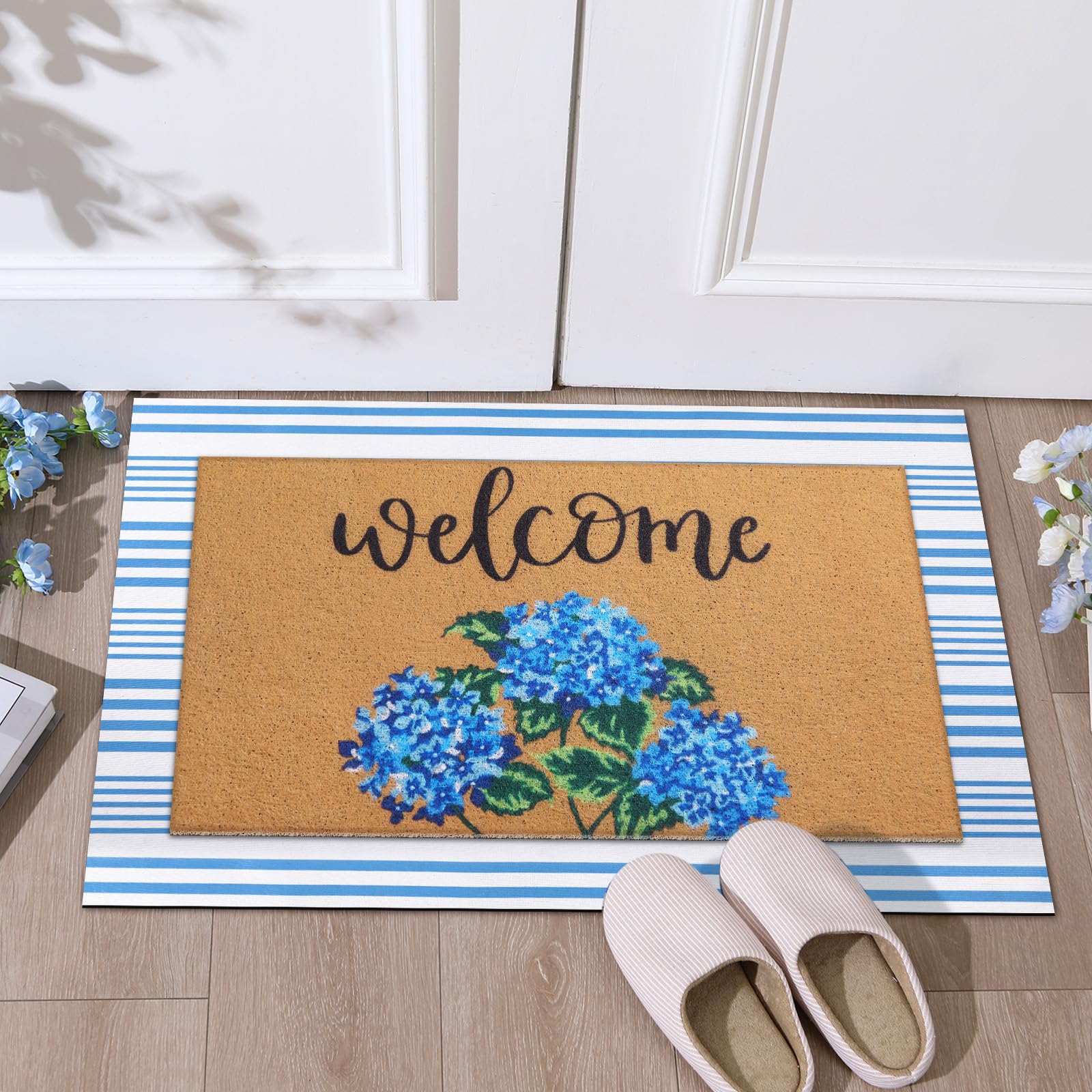 Tinideya paquete con dos felpudos, regalo práctico y decorativo