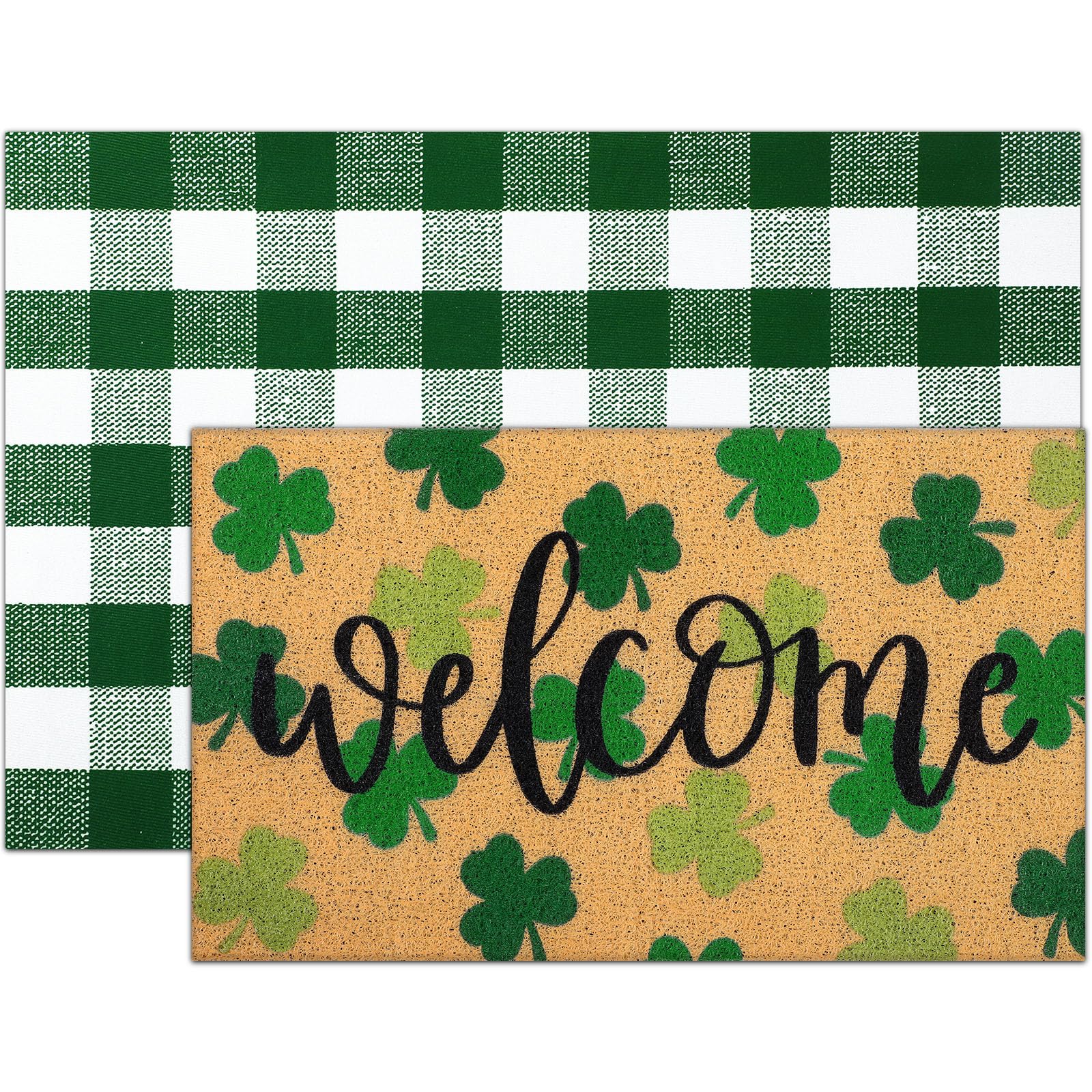 Tinideya detalle de la impresión "Welcome" que añade calidez decorativa
