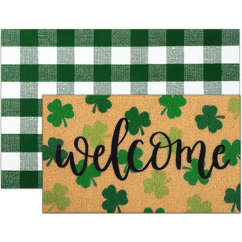 Tinideya detalle de la impresión "Welcome" que añade calidez decorativa