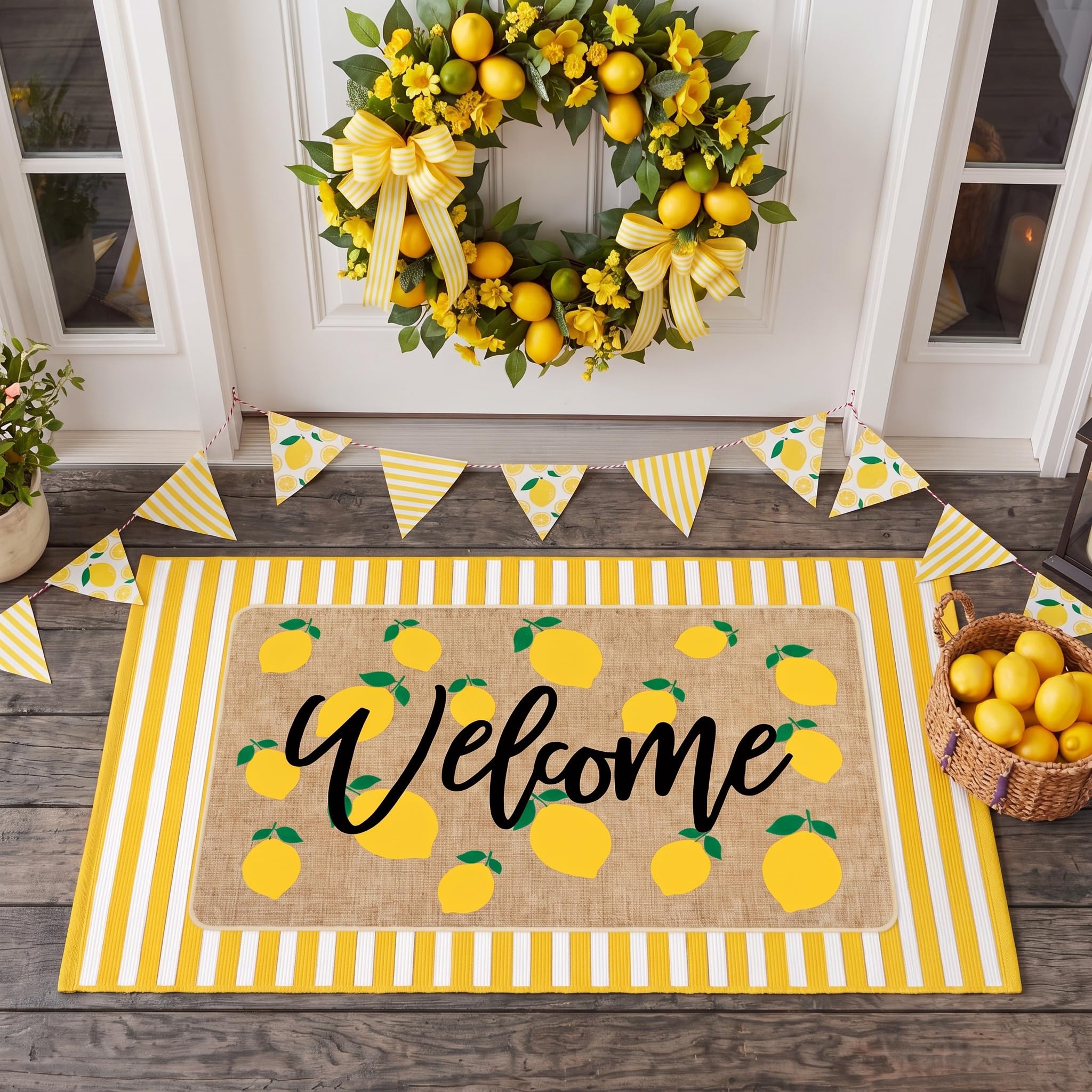 Tinideya uso en fiesta de verano decorando entrada con estilo