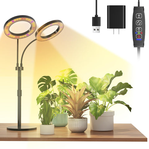 Tmsluody foco frontal mostrando diseño compacto y luz uniforme para plantas