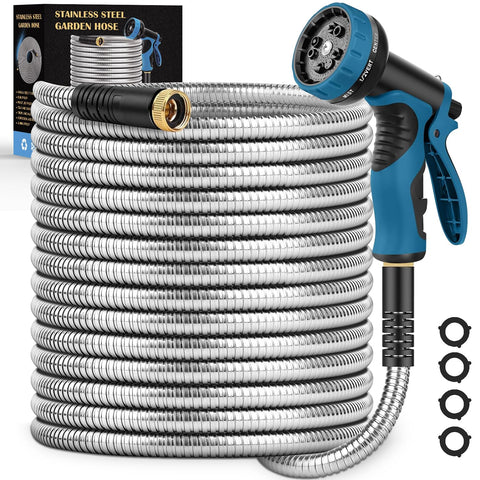 Tocebe manguera 50FT vista frontal durable y flexible