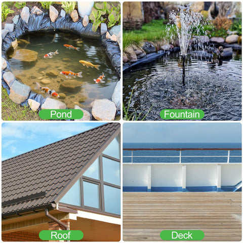 ToLanbbt paisaje de jardín con estanque reparado y sellado duradero