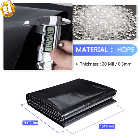 ToLanbbt textura HDPE de la lámina, beneficio resistencia y flexibilidad