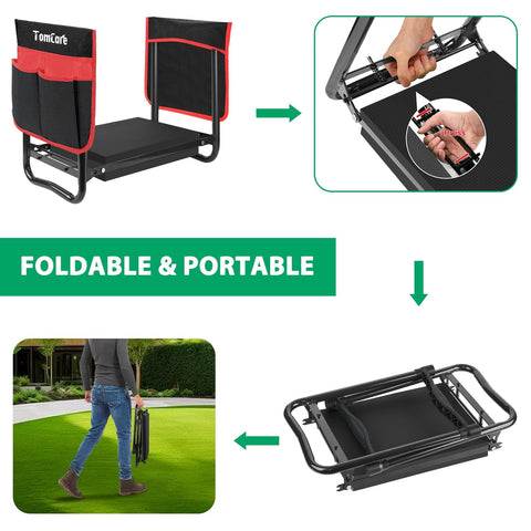 TomCare primer plano de patas antideslizantes para mayor seguridad al sentarse