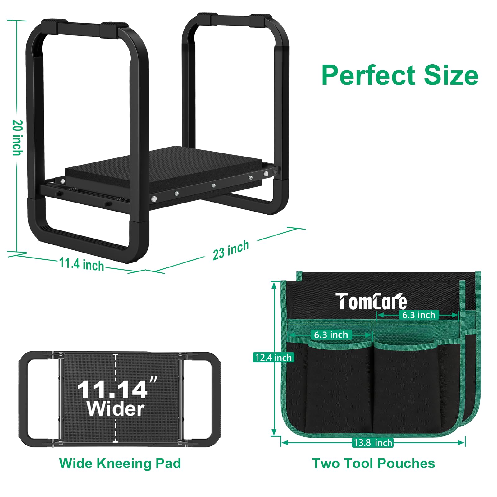 TomCare plegado y compacto listo para transportar y guardar fácilmente