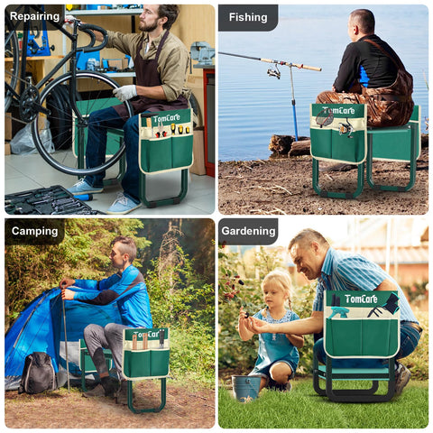 TomCare convertido en asiento estable con patas antideslizantes