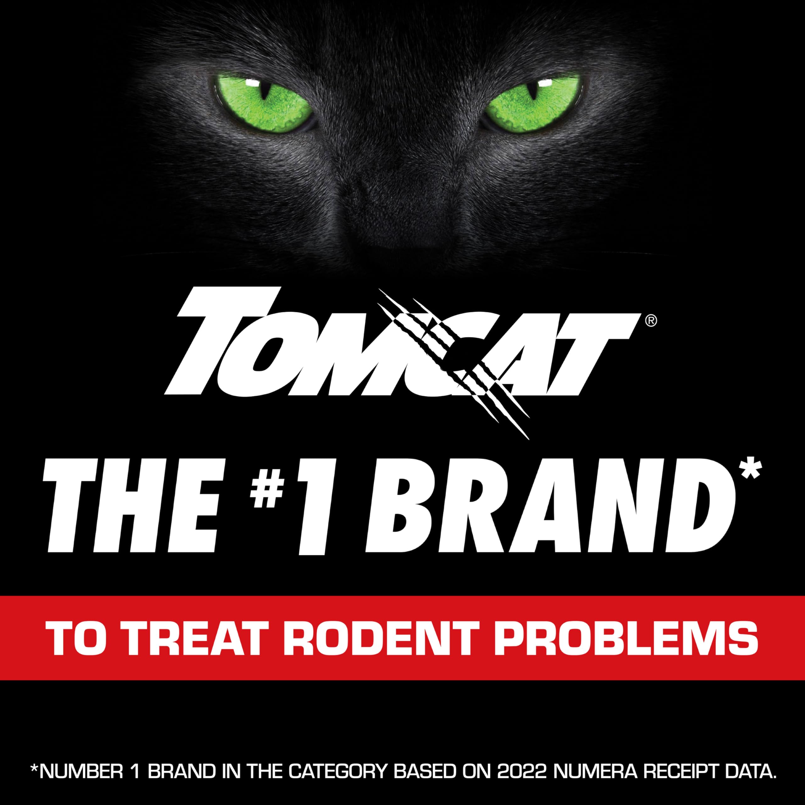 Tomcat instalado junto a pared exterior, beneficio: posicionamiento en ruta de roedores