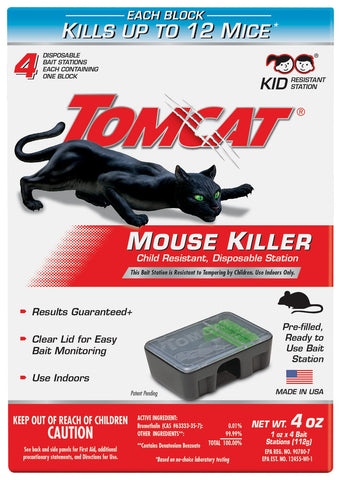 Tomcat estación desechable sobre superficie lista para instalar