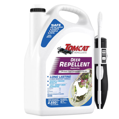 Tomcat rocío en hojas protege plantas y frutas