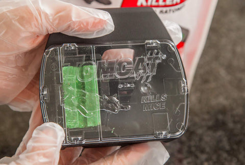 Tomcat tapa transparente detalle para verificar cebo fácilmente