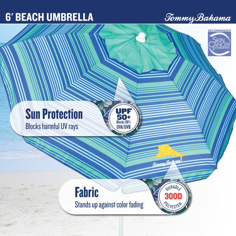 Tommy Bahama respiradero superior que aporta estabilidad contra el viento