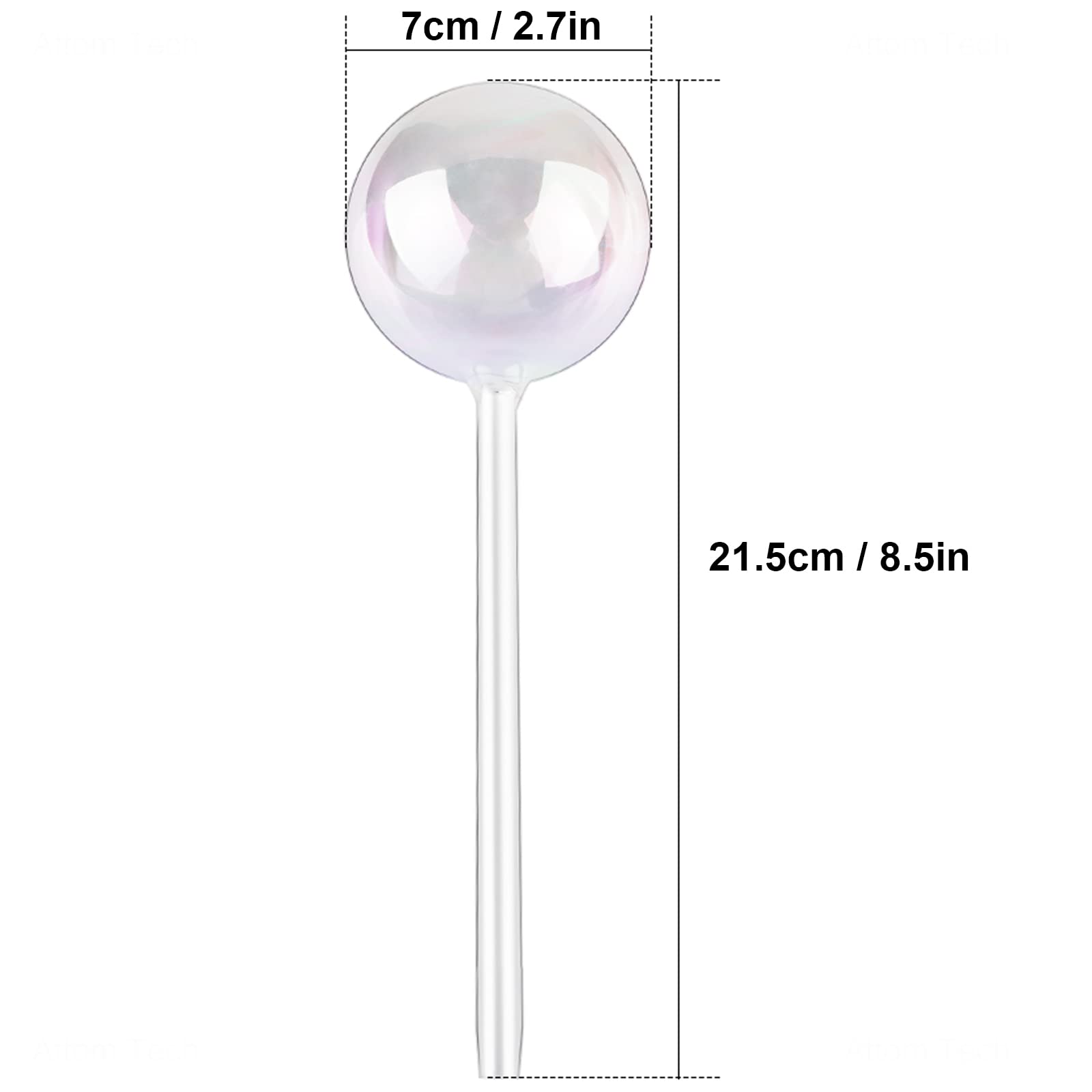 Tomorotec detalle cristal soplado muestra calidad y control de riego