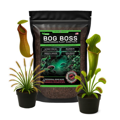 Top Tier Genetics BOG BOSS frente del empaque mostrando 4 QTS y beneficio de mezcla especializada