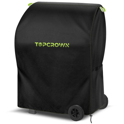 Topcrown funda frontal mostrando ajuste y protección contra la lluvia