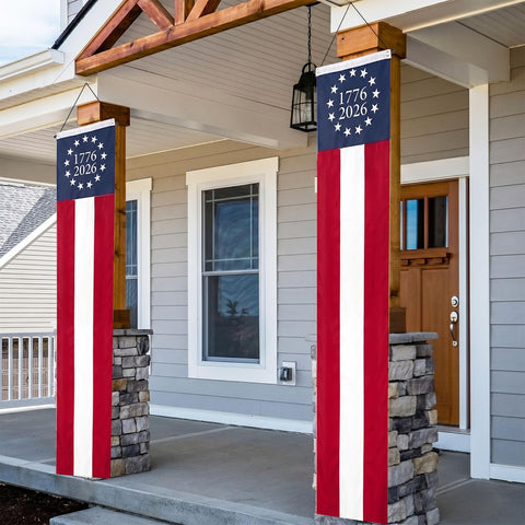 TOPFLAGS vista frontal del banner 20x96 muestra gran impacto visual