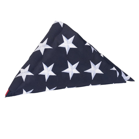 TOPFLAGS bandera plegada en triángulo lista para regalo y almacenamiento