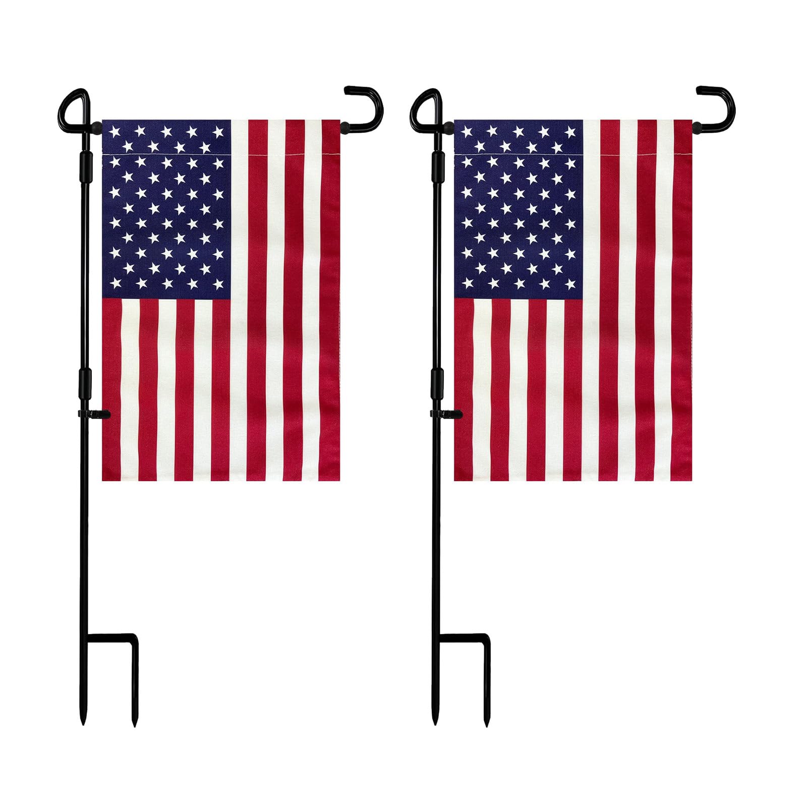 TOPFLAGS soporte frontal con bandera mostrando estabilidad y visibilidad