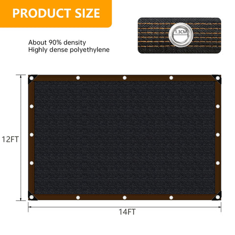 TOTOZAKUL comparación de tamaño 12x14 ft para visualización de escala