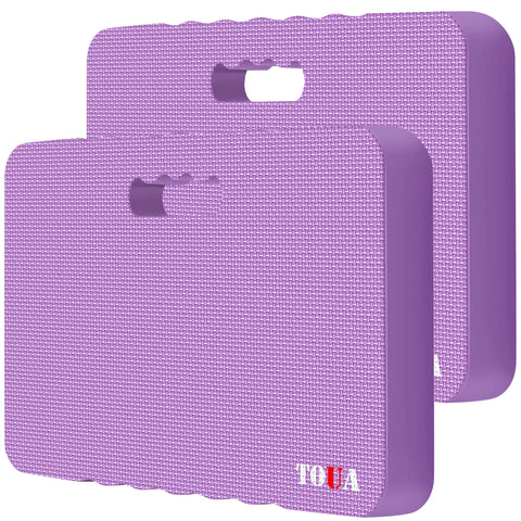 TOUA almohadilla frontal pack 2 mostrando tamaño y color morado para confort