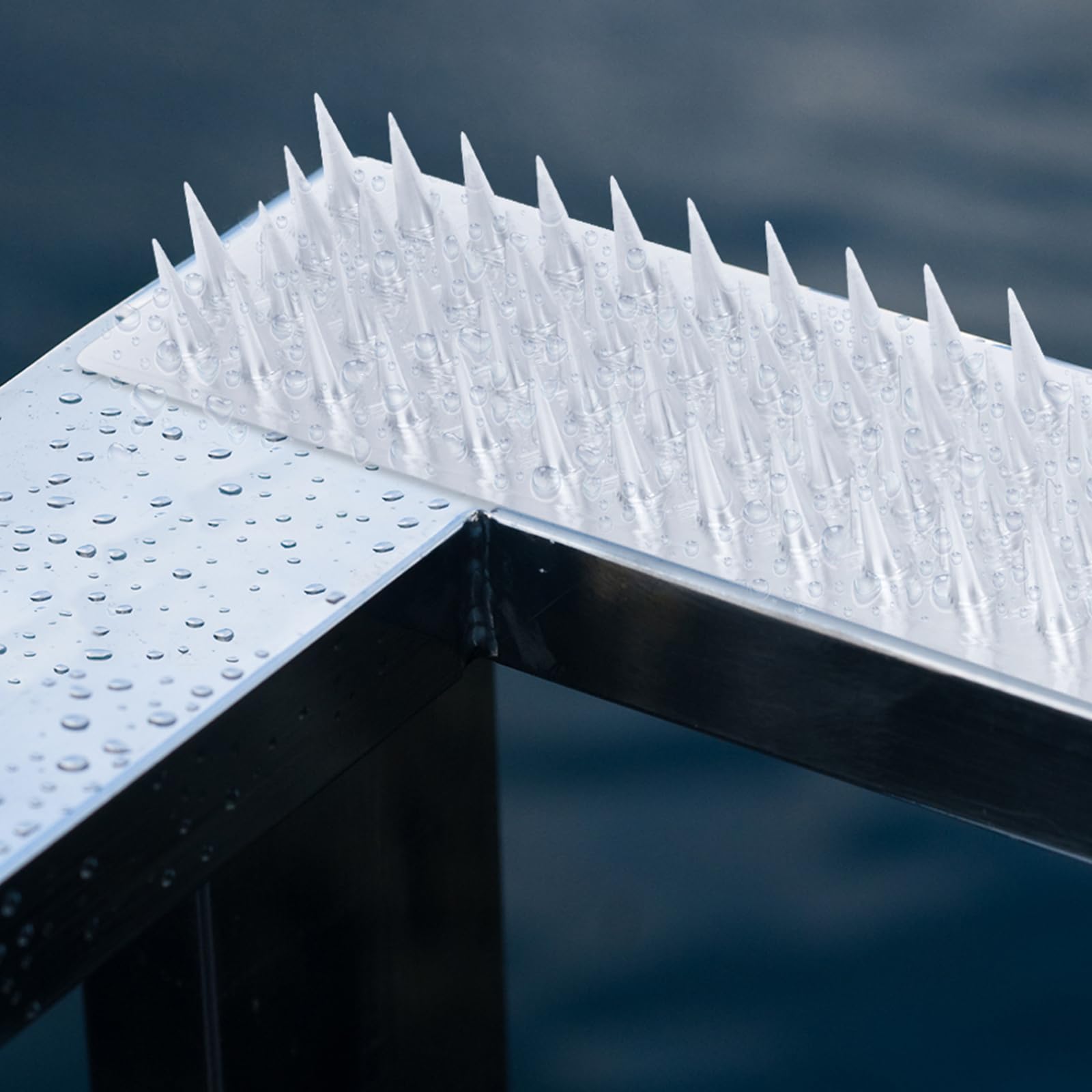 Primer plano textura PVC Touri resistente a intemperie, durabilidad visible