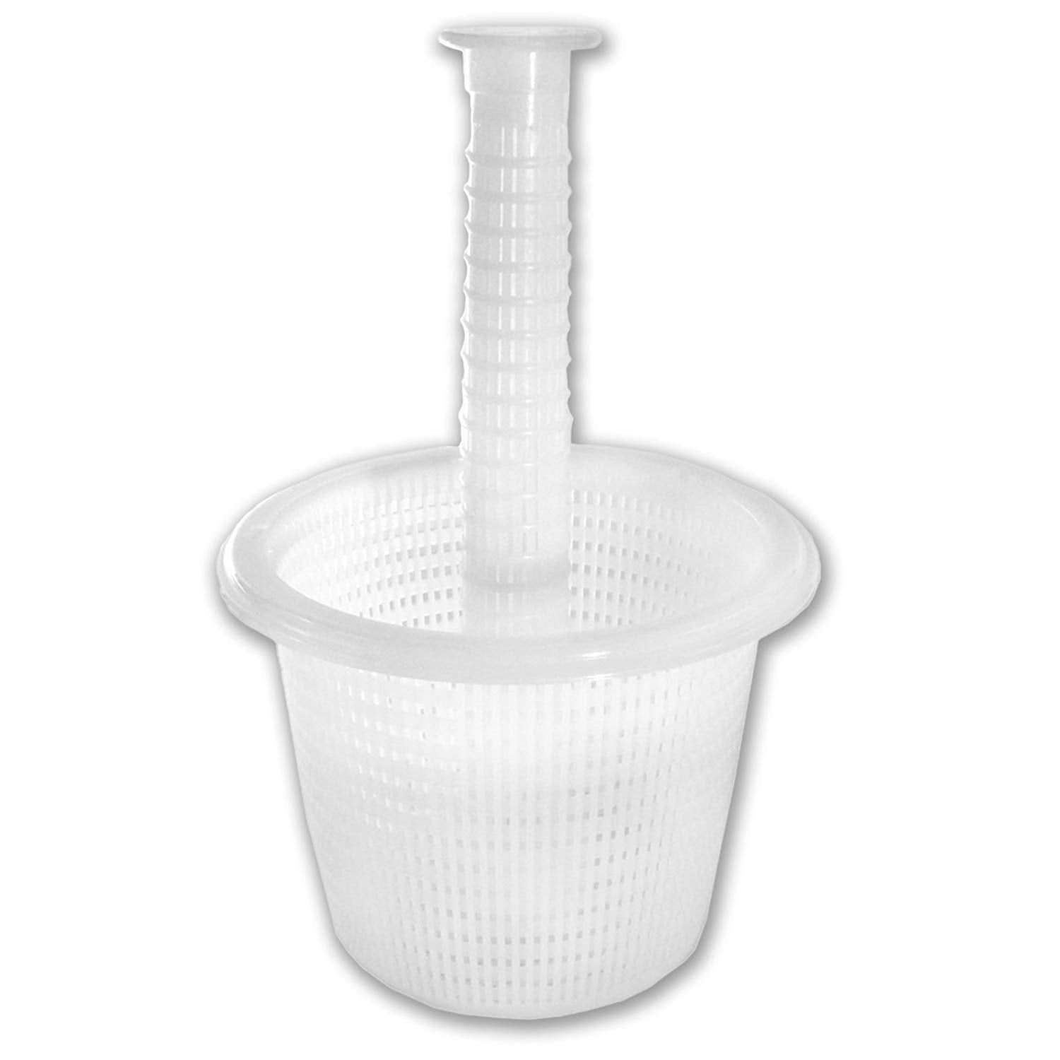 TOWER canasta skimmer frontal blanca muestra diseño y flujo continuo