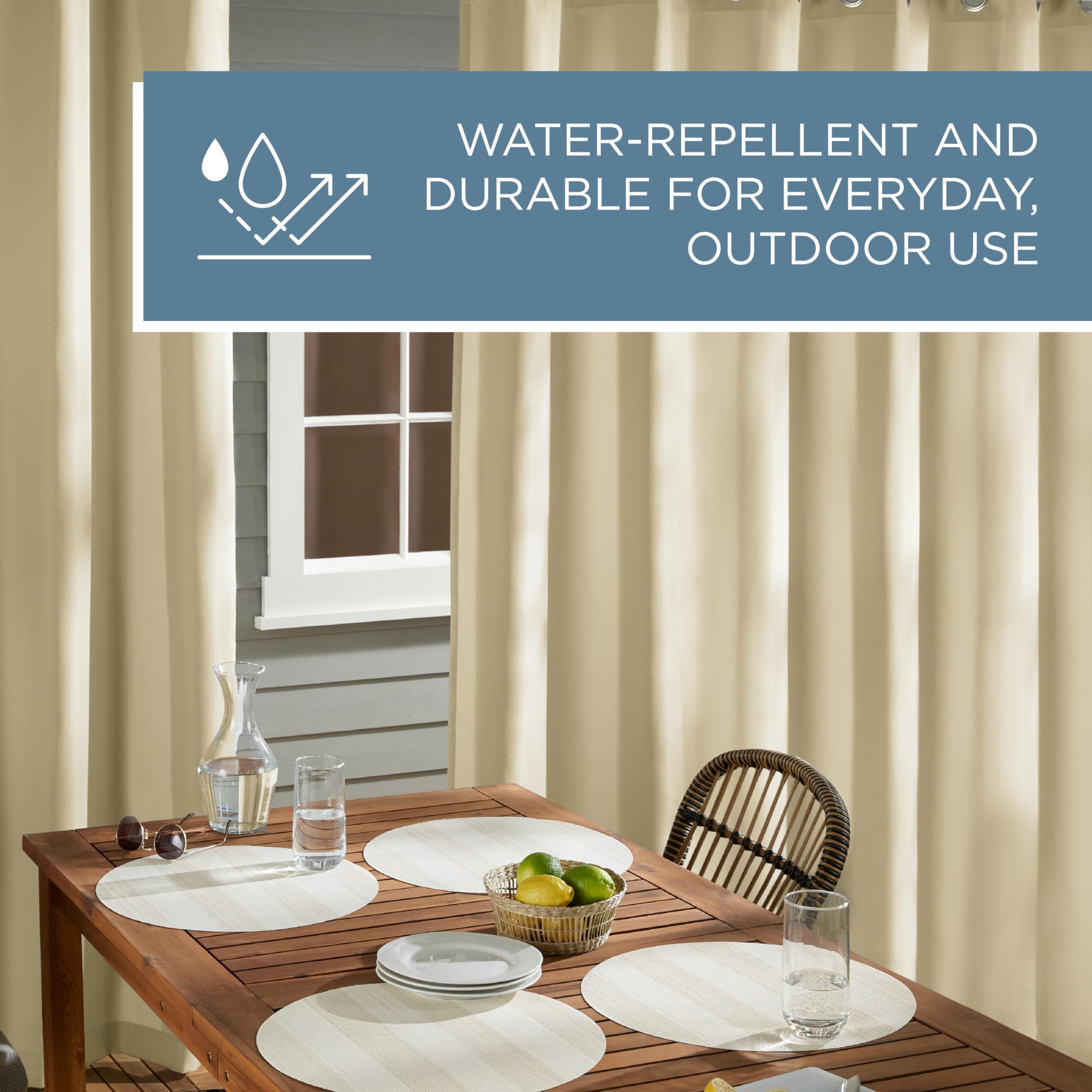 TOWN & COUNTRY BASICS repelencia al agua demostrada con gotas que resbalan, protección ligera
