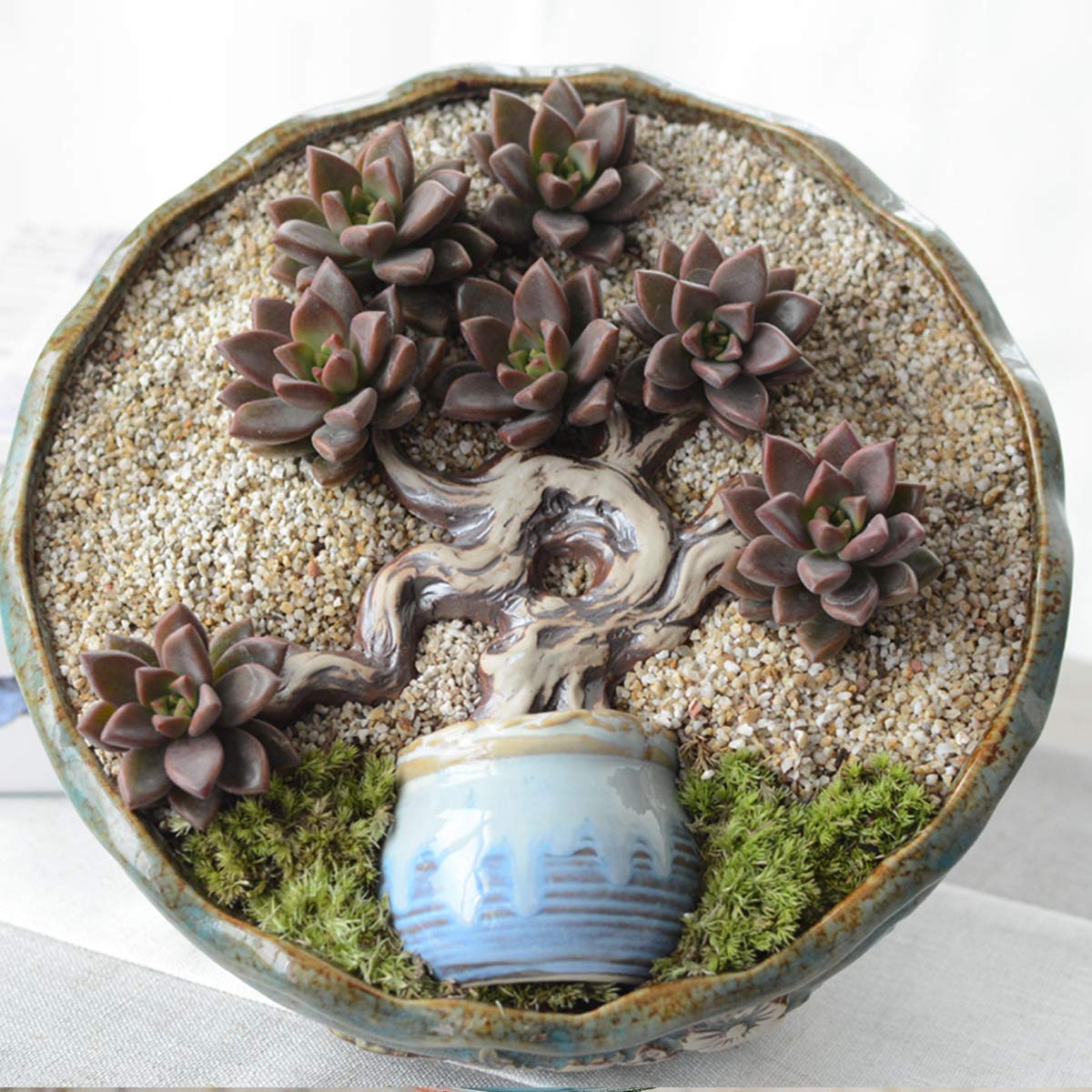 TOYPOPOR relleno en jarrón decorativo añade peso y diseño natural