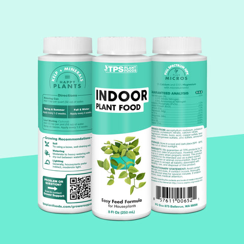 TPS NUTRIENTS en ambiente interior con plantas saludables y verde