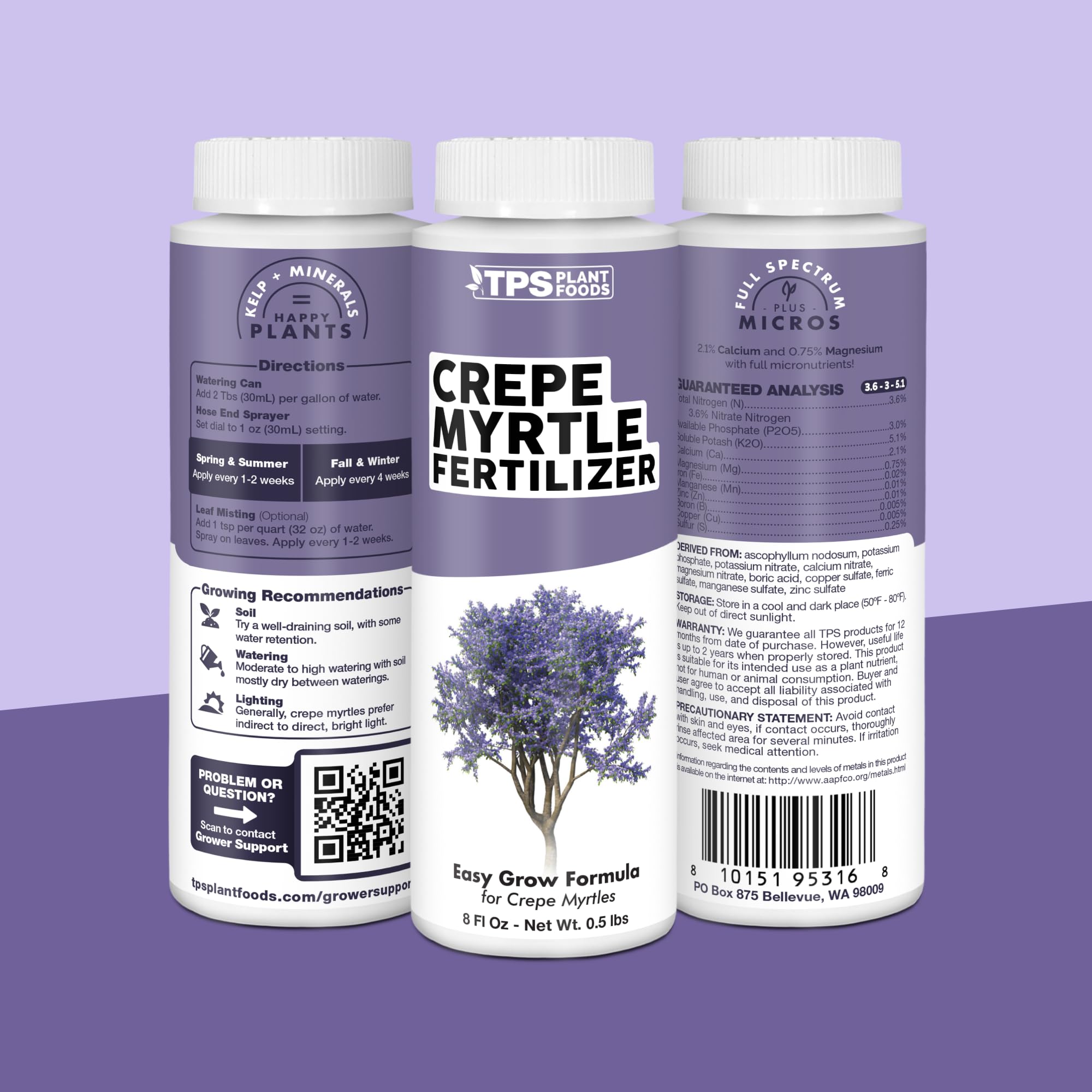 TPS NUTRIENTS detalle de flores intensas tras uso, mejora visual