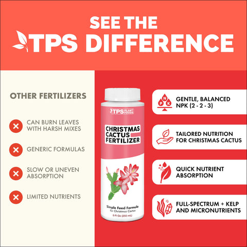 TPS NUTRIENTS botella 8 oz junto a una regla para escala