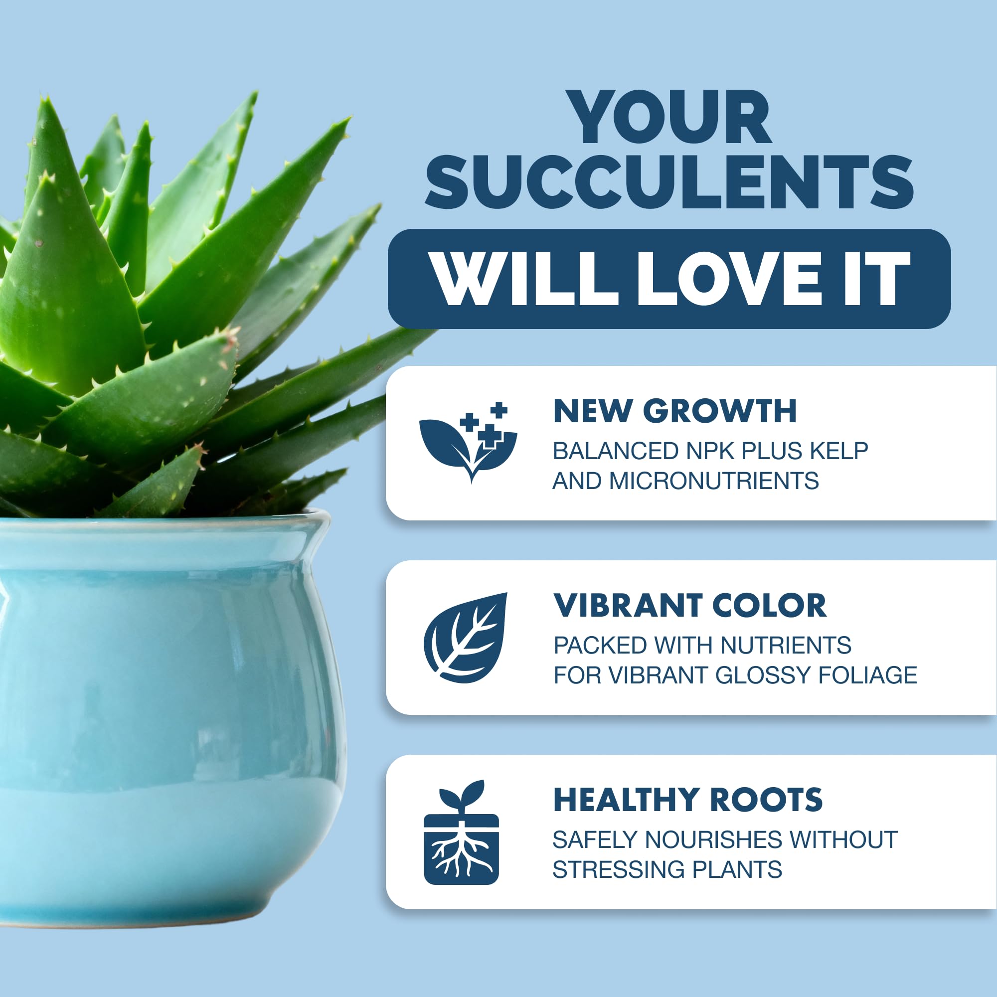 TPS NUTRIENTS textura del líquido para dosificación uniforme y fácil