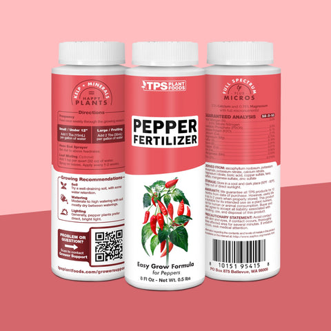TPS NUTRIENTS vista lateral del envase y cierre seguro para almacenamiento
