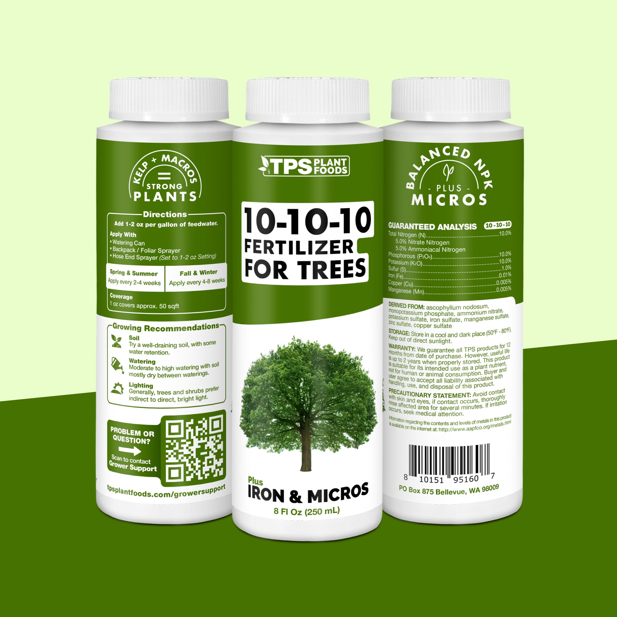 TPS NUTRIENTS producto en paisaje urbano demostrando uso en jardinería