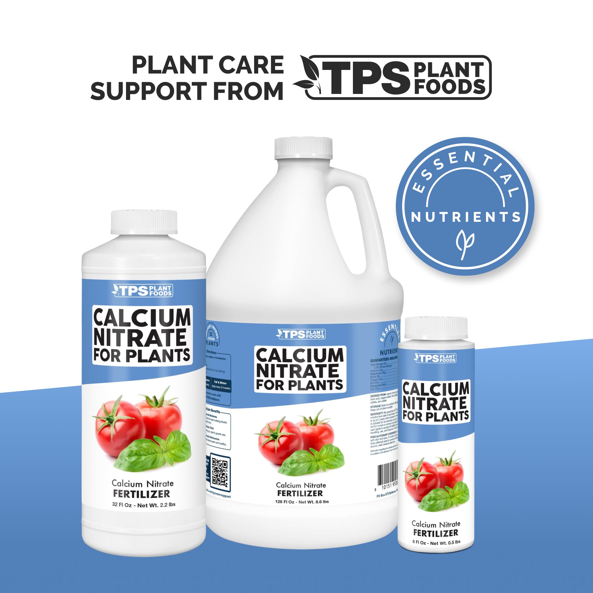 TPS NUTRIENTS en jardín con plantas y herramientas, ideal para uso cotidiano